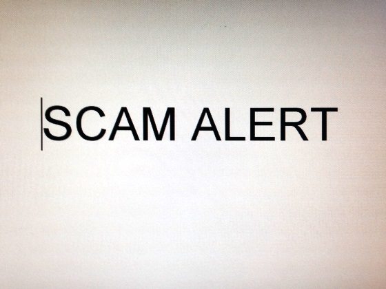 C.R.A. warning people to be aware of scammers