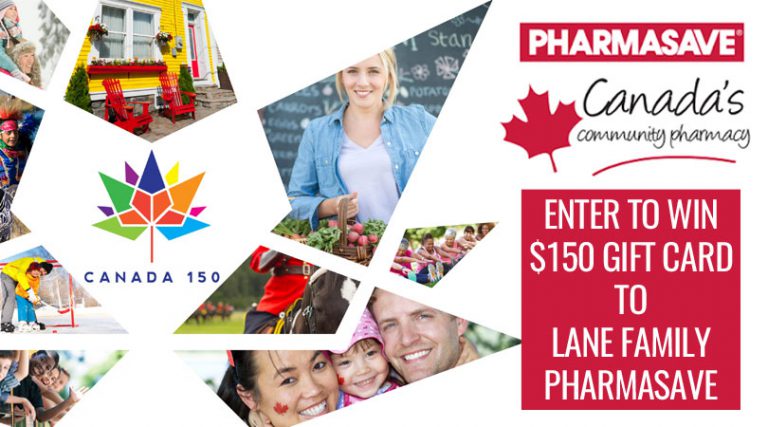 Celebrate Canada 150 with Lane Family Pharmasave