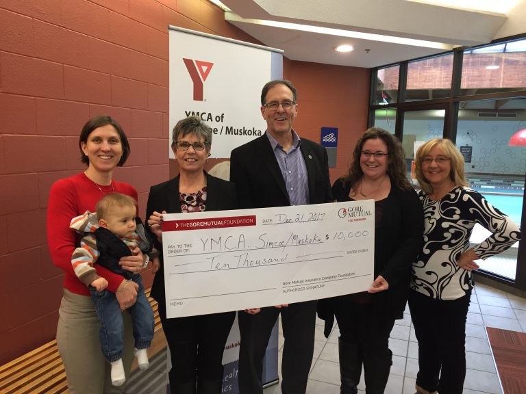 PARRY SOUND BENEFITS AS YMCA OF SIMCOE/MUSKOKA RECEIVES $10,000 DONATION