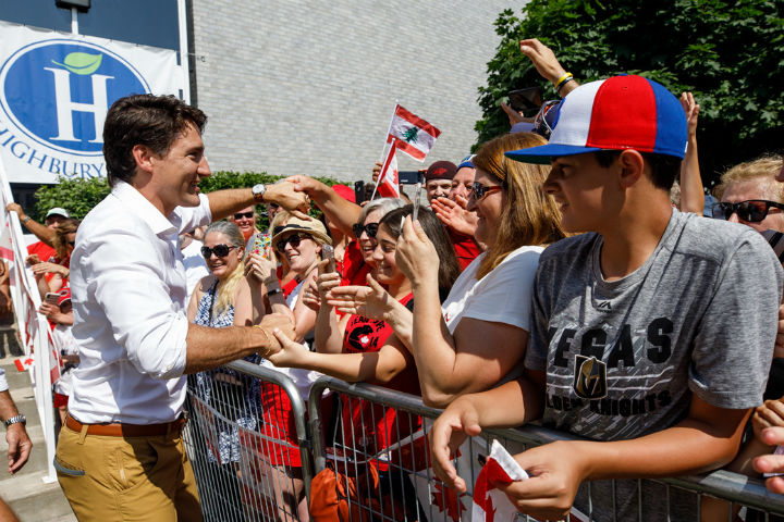 Prime Minister Trudeau visiting Muskoka area today