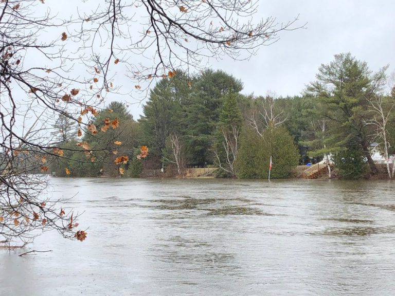 Flood warning extended in portions of Parry Sound another week
