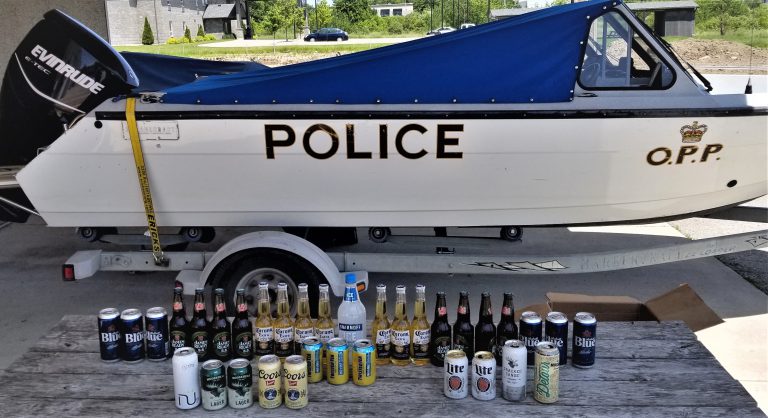 Alcohol and boating never mix, says O.P.P. after busy weekend on the water