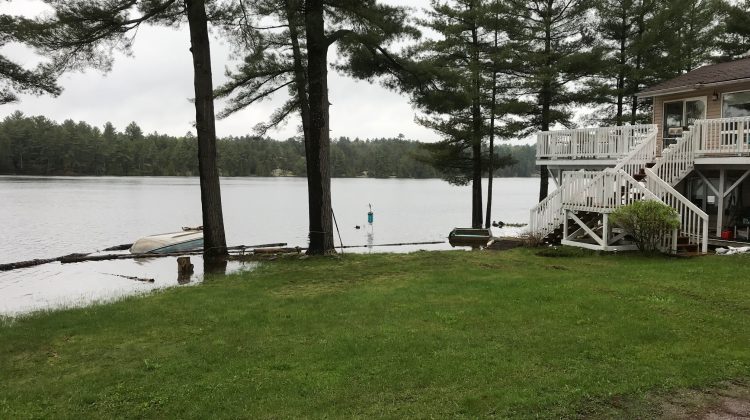 Homes and roads in French River still submerged as flood warning continues
