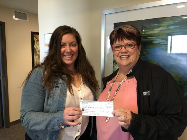 Parry Sound businesswoman donates to local autism charity
