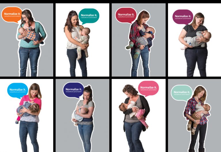 Public asked to take pics with nursing mothers to “normalize it”