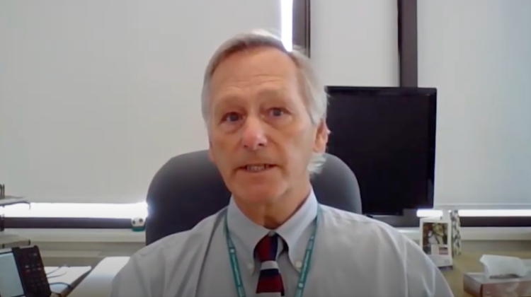 Dr. Jim Chirico, Medical Officer of Health for the North Bay Parry Sound District Health Unit. (Photo screenshot via North Bay Parry Sound District Health Unit, YouTube)