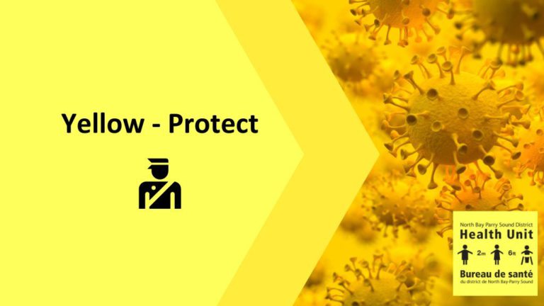Parry Sound moves into Yellow-Protect