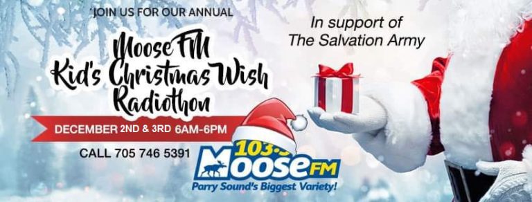 Moose FM Radiothon supporting the Salvation Army hits the air Thursday and Friday