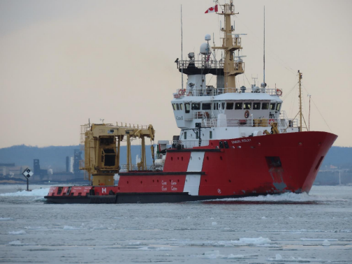 CCGS Samuel Risley’s annual icebreaking underway
