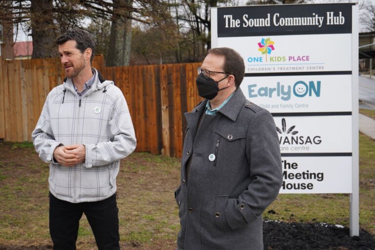 Ontario Green Party’s leader and PS-Muskoka candidate talk housing plans during local visit