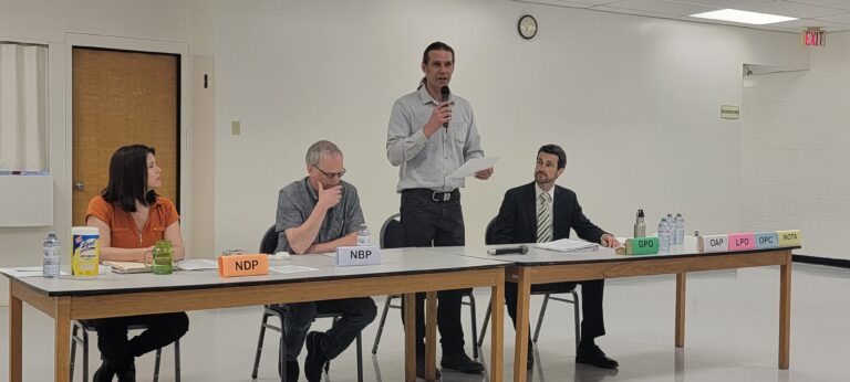 Three candidates show up for first Parry Sound-Muskoka all candidates forum