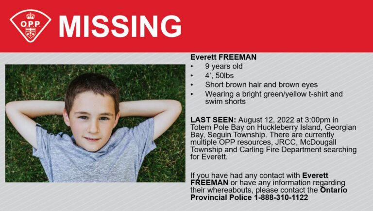 Search for missing 9 year old boy ends in tragedy