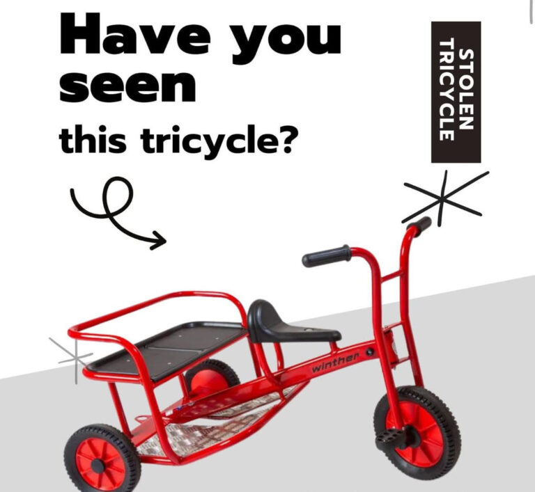 West Parry Sound OPP locate stolen tricycle